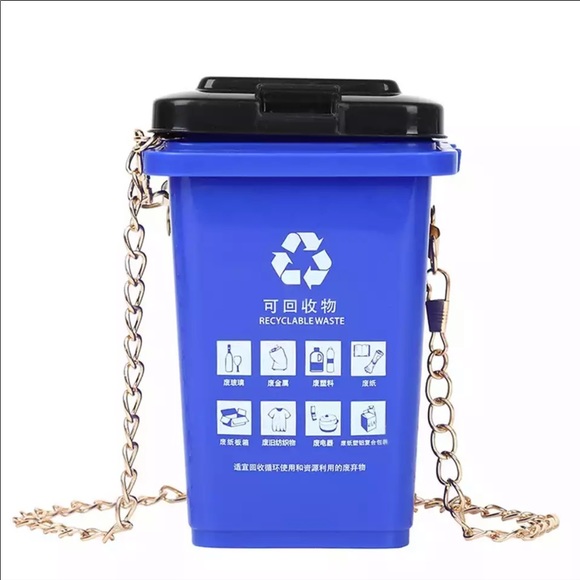 Cute trash can shoulder bag - Picture 4 of 4